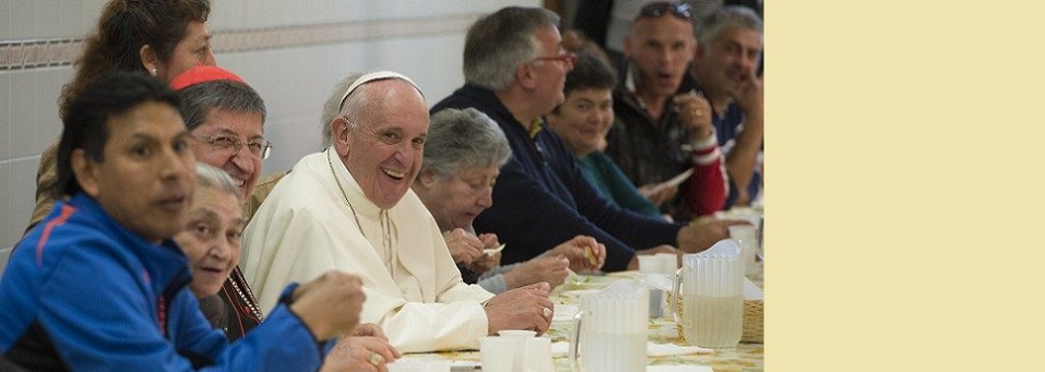 Papa encontra hóspedes e voluntários da Caritas de Roma na sexta-feira