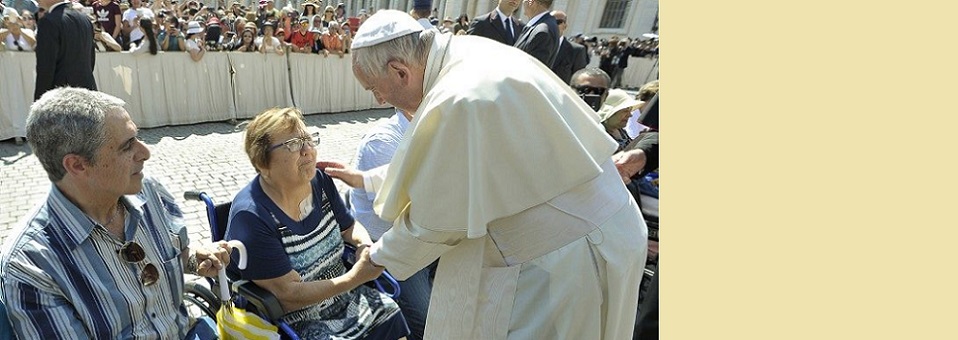 O Papa envia mensagem pelo Dia Internacional das Pessoas com Deficiência