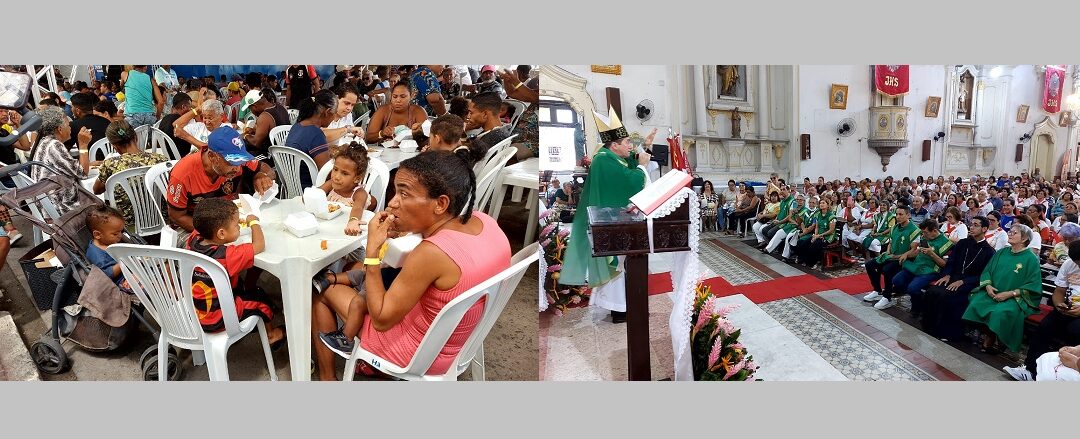 Arquidiocese conclui Jornada Mundial dos Pobres e dá início à Semana Eucarística da Igreja do Santíssimo Sacramento da Boa Vista